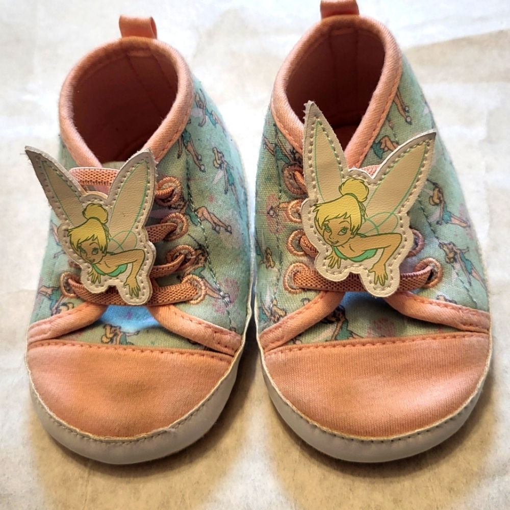 Disney Tinkerbell soft sole slip on shoes